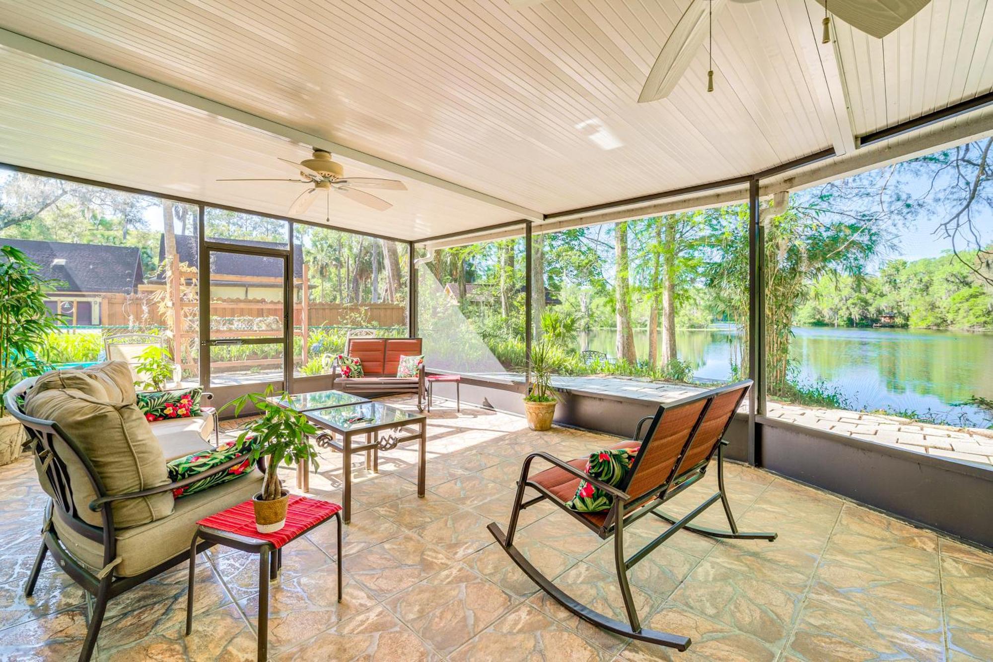 Waterfront Dunnellon Home With Private Dock And Lanai! Bagian luar foto